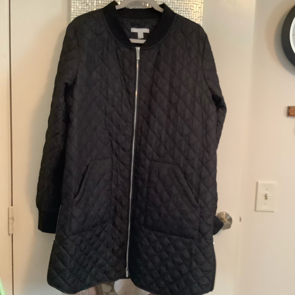 Zella Quilted Coat Black XL